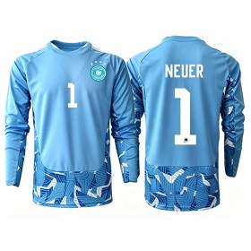 Tyskland Manuel Neuer #1 Målvakt Borta Kläder VM 2026 Långärmad